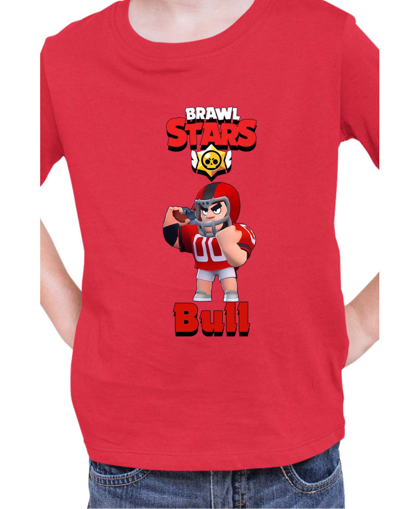 Детска Тениска Brawl Stars Battle Royale Bull Touchdown Детска Тениска Brawl Stars Battle Royale Bull Touchdown