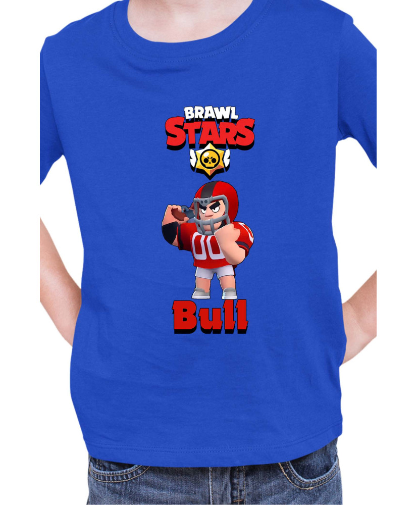 Детска Тениска Brawl Stars Battle Royale Bull Touchdown Детска Тениска Brawl Stars Battle Royale Bull Touchdown