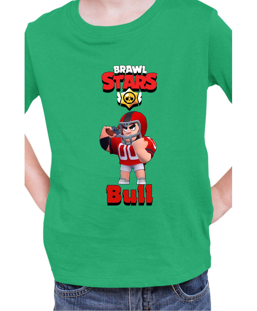 Детска Тениска Brawl Stars Battle Royale Bull Touchdown Детска Тениска Brawl Stars Battle Royale Bull Touchdown