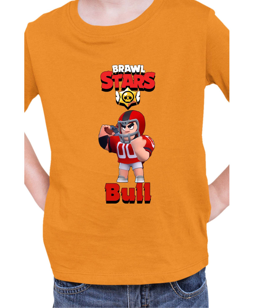 Детска Тениска Brawl Stars Battle Royale Bull Touchdown Детска Тениска Brawl Stars Battle Royale Bull Touchdown