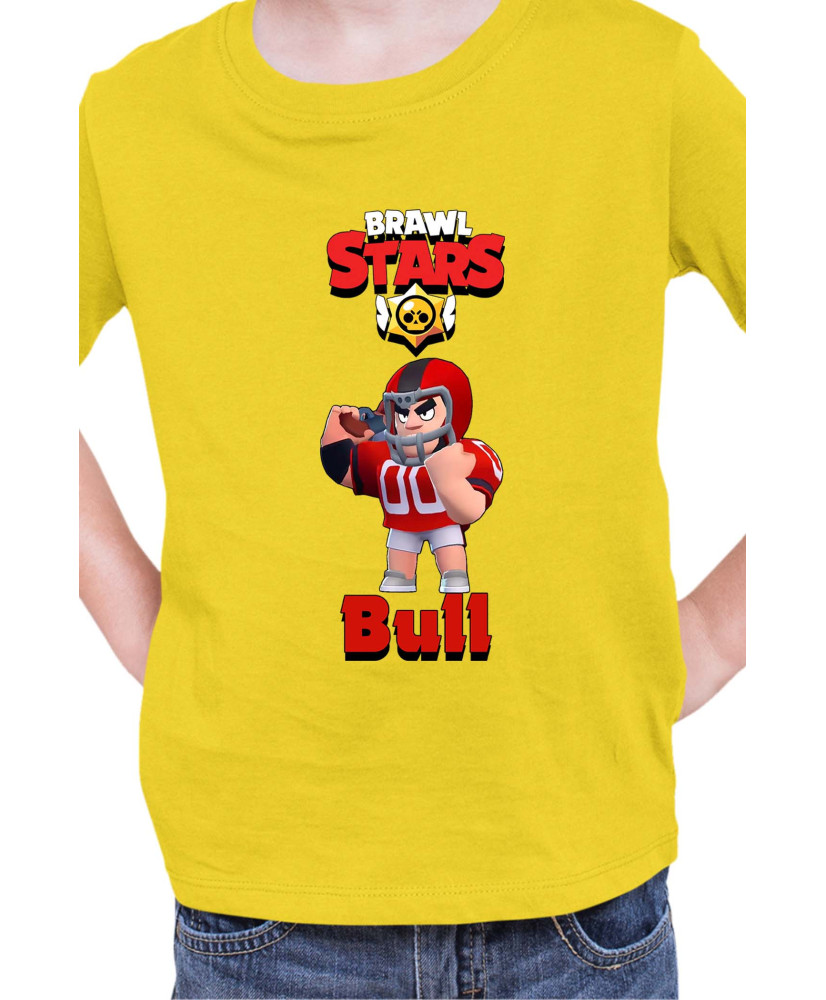 Детска Тениска Brawl Stars Battle Royale Bull Touchdown Детска Тениска Brawl Stars Battle Royale Bull Touchdown