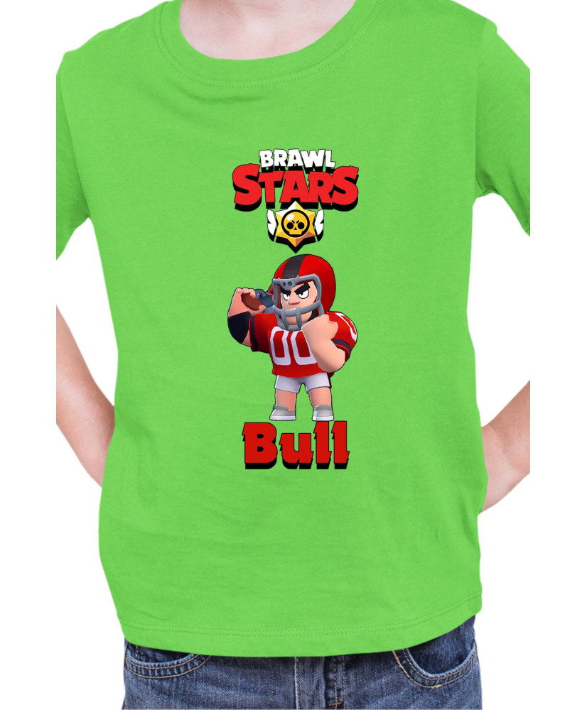 Детска Тениска Brawl Stars Battle Royale Bull Touchdown Детска Тениска Brawl Stars Battle Royale Bull Touchdown