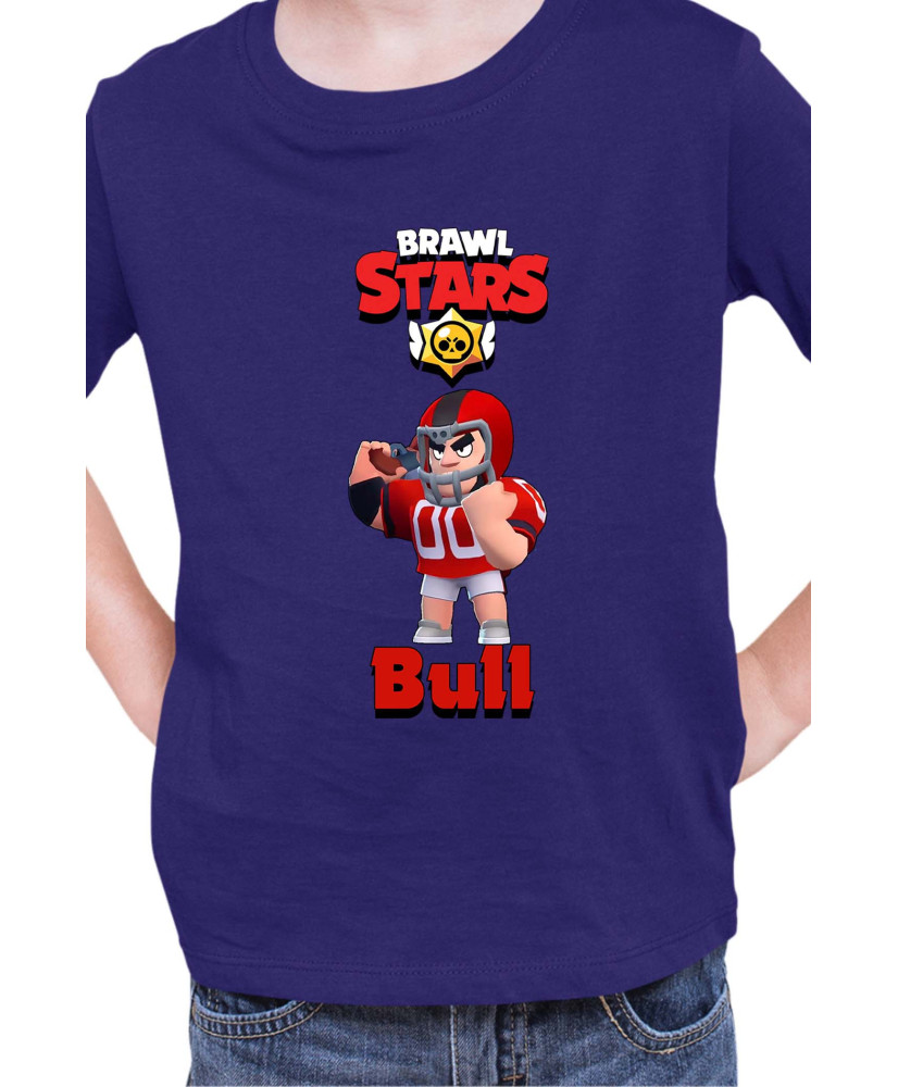 Детска Тениска Brawl Stars Battle Royale Bull Touchdown Детска Тениска Brawl Stars Battle Royale Bull Touchdown