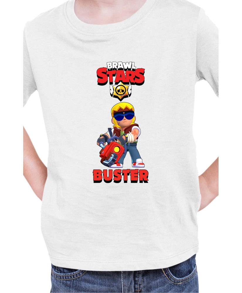 Детска Тениска Brawl Stars Battle Royale Buster Chainsaw Детска Тениска Brawl Stars Battle Royale Buster Chainsaw