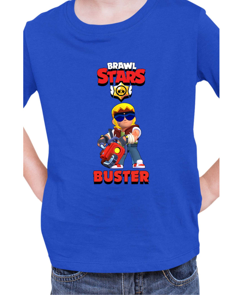 Детска Тениска Brawl Stars Battle Royale Buster Chainsaw Детска Тениска Brawl Stars Battle Royale Buster Chainsaw