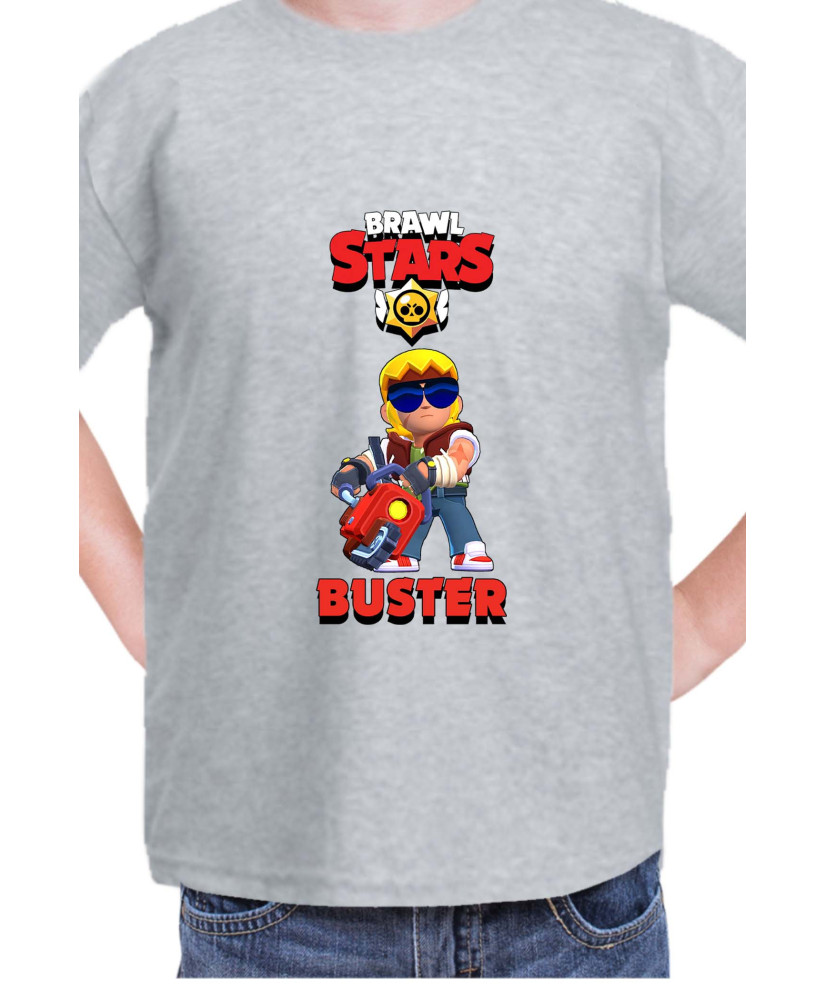 Детска Тениска Brawl Stars Battle Royale Buster Chainsaw Детска Тениска Brawl Stars Battle Royale Buster Chainsaw