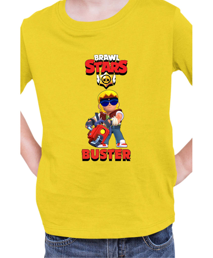 Детска Тениска Brawl Stars Battle Royale Buster Chainsaw Детска Тениска Brawl Stars Battle Royale Buster Chainsaw