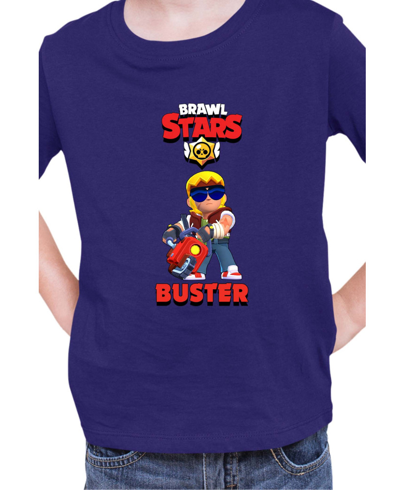 Детска Тениска Brawl Stars Battle Royale Buster Chainsaw Детска Тениска Brawl Stars Battle Royale Buster Chainsaw