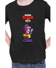 Детска Тениска Brawl Stars Battle Royale Carl Captain