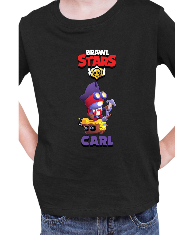 Детска Тениска Brawl Stars Battle Royale Carl Captain Детска Тениска Brawl Stars Battle Royale Carl Captain
