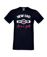 Мъжка тениска New DAD 2018 girl