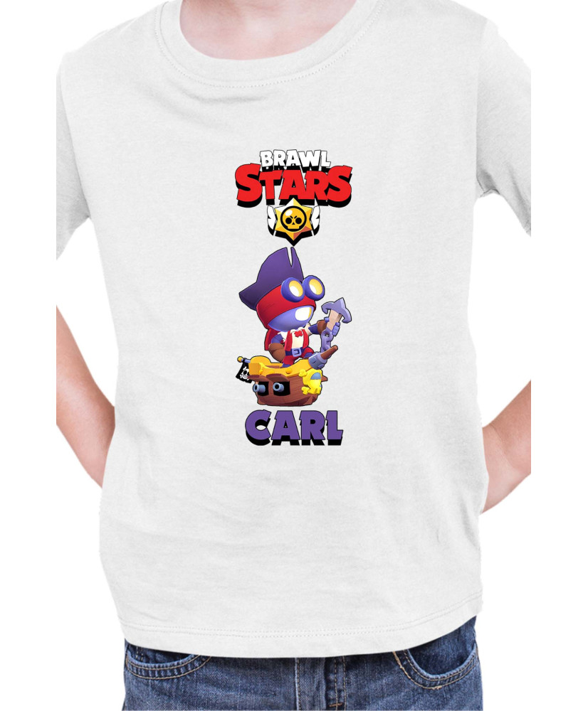 Детска Тениска Brawl Stars Battle Royale Carl Captain Детска Тениска Brawl Stars Battle Royale Carl Captain