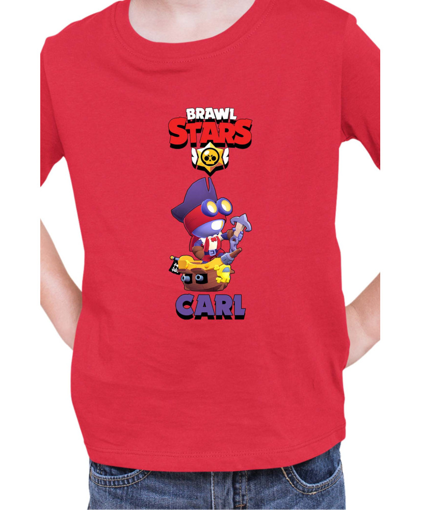 Детска Тениска Brawl Stars Battle Royale Carl Captain Детска Тениска Brawl Stars Battle Royale Carl Captain
