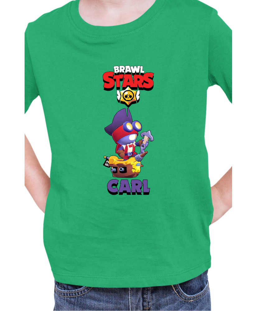 Детска Тениска Brawl Stars Battle Royale Carl Captain Детска Тениска Brawl Stars Battle Royale Carl Captain