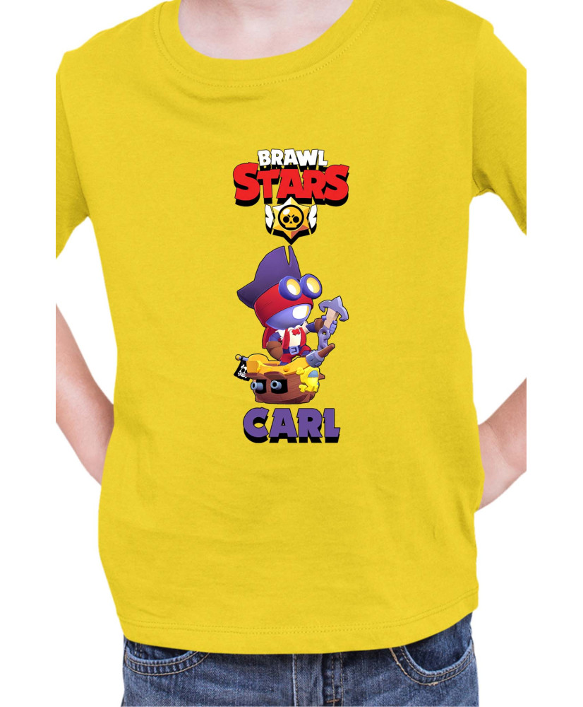 Детска Тениска Brawl Stars Battle Royale Carl Captain Детска Тениска Brawl Stars Battle Royale Carl Captain