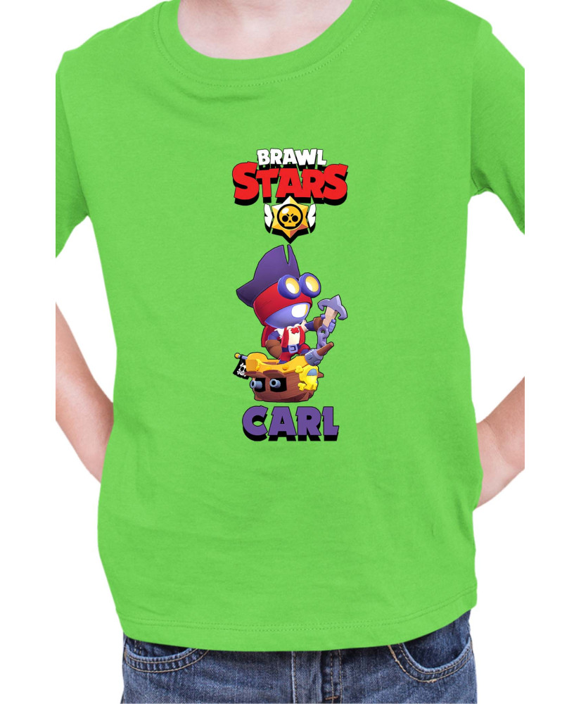 Детска Тениска Brawl Stars Battle Royale Carl Captain Детска Тениска Brawl Stars Battle Royale Carl Captain