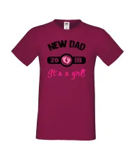 Мъжка тениска New DAD 2018 girl