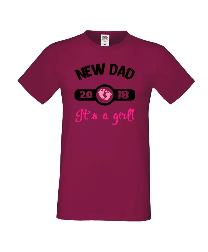 Мъжка тениска New DAD 2018 girl