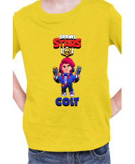 Детска Тениска Brawl Stars Battle Royale Colt Challenger