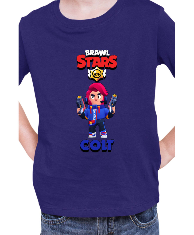 Детска Тениска Brawl Stars Battle Royale Colt Challenger