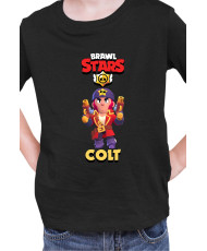 Детска Тениска Brawl Stars Battle Royale Colt Corsair