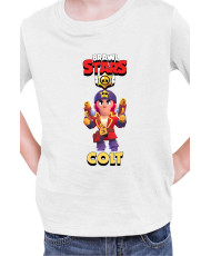 Детска Тениска Brawl Stars Battle Royale Colt Corsair