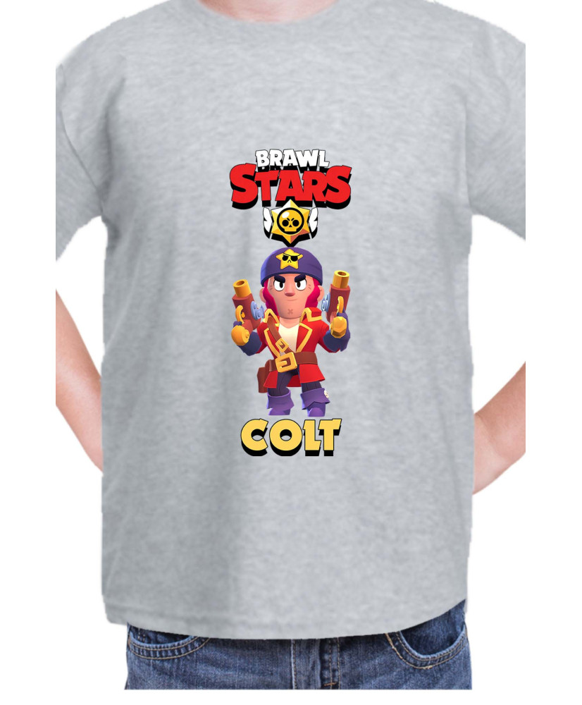 Детска Тениска Brawl Stars Battle Royale Colt Corsair