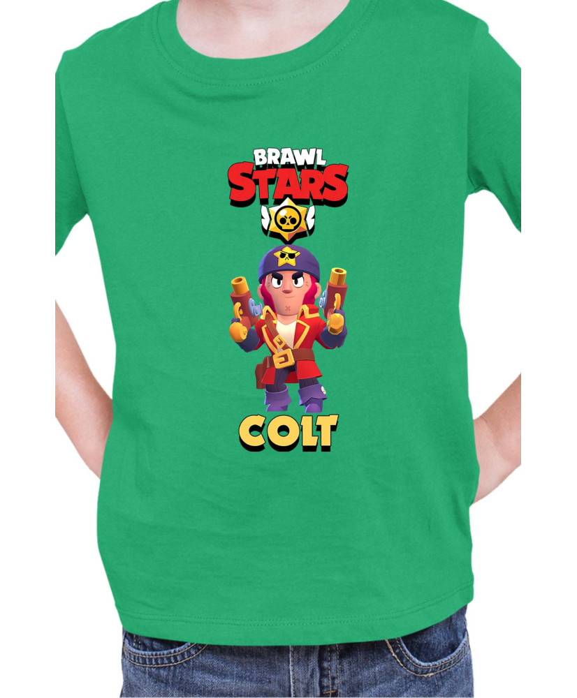 Детска Тениска Brawl Stars Battle Royale Colt Corsair