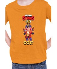 Детска Тениска Brawl Stars Battle Royale Colt Corsair