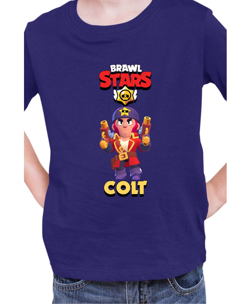 Детска Тениска Brawl Stars Battle Royale Colt Corsair