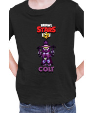 Детска Тениска Brawl Stars Battle Royale Colt Renegade Mecha