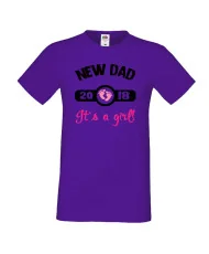 Мъжка тениска New DAD 2018 girl