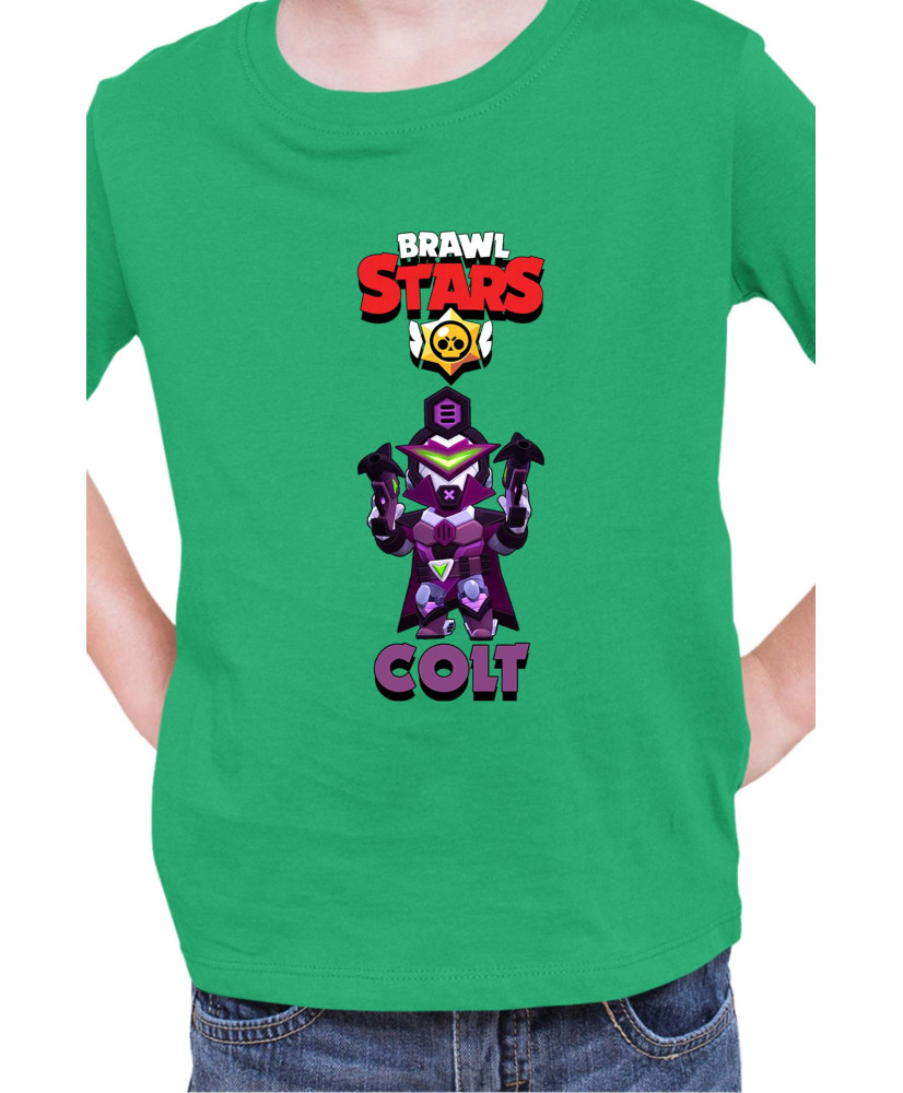 Детска Тениска Brawl Stars Battle Royale Colt Renegade Mecha Детска Тениска Brawl Stars Battle Royale Colt Renegade Mecha