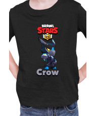 Детска Тениска Brawl Stars Battle Royale Crow Night Mecha
