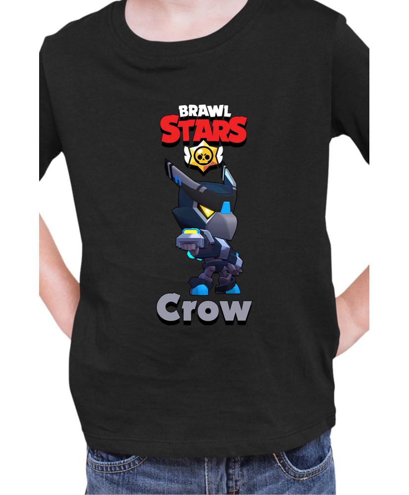 Детска Тениска Brawl Stars Battle Royale Crow Night Mecha Детска Тениска Brawl Stars Battle Royale Crow Night Mecha