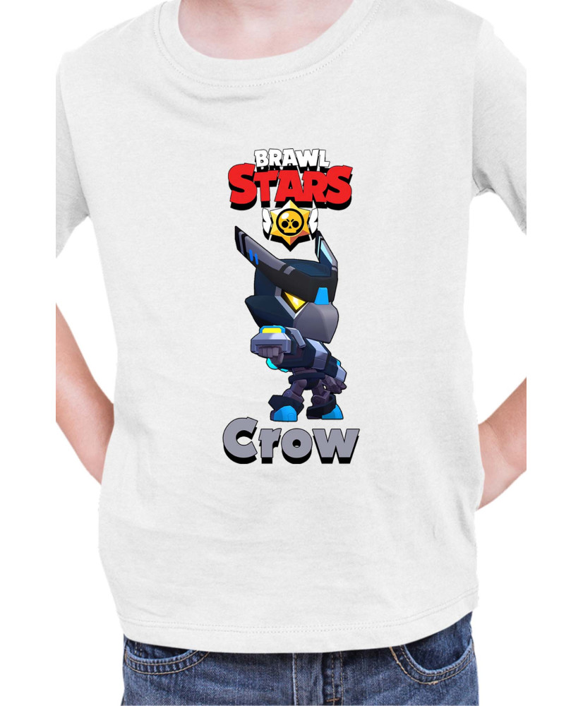 Детска Тениска Brawl Stars Battle Royale Crow Night Mecha Детска Тениска Brawl Stars Battle Royale Crow Night Mecha