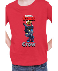 Детска Тениска Brawl Stars Battle Royale Crow Night Mecha