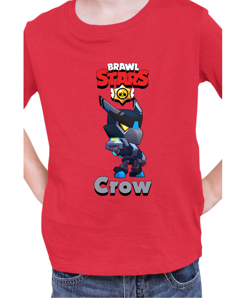Детска Тениска Brawl Stars Battle Royale Crow Night Mecha Детска Тениска Brawl Stars Battle Royale Crow Night Mecha