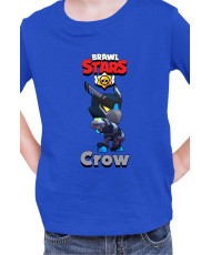Детска Тениска Brawl Stars Battle Royale Crow Night Mecha