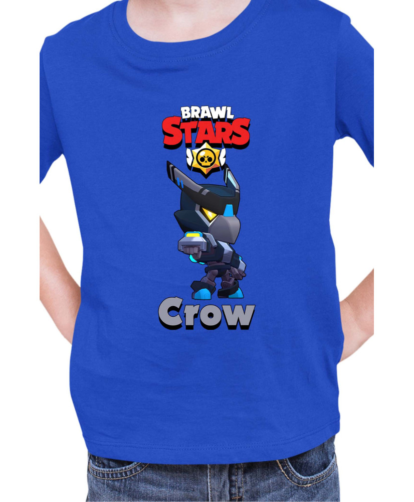 Детска Тениска Brawl Stars Battle Royale Crow Night Mecha Детска Тениска Brawl Stars Battle Royale Crow Night Mecha