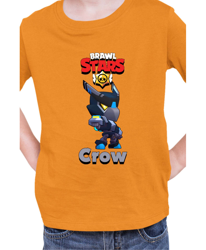 Детска Тениска Brawl Stars Battle Royale Crow Night Mecha Детска Тениска Brawl Stars Battle Royale Crow Night Mecha