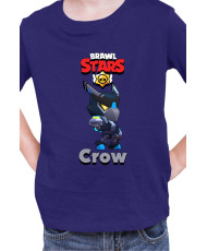 Детска Тениска Brawl Stars Battle Royale Crow Night Mecha
