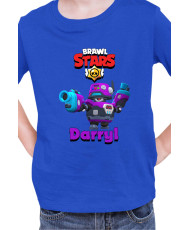 Детска Тениска Brawl Stars Battle Royale Darryl D4R-Ry1