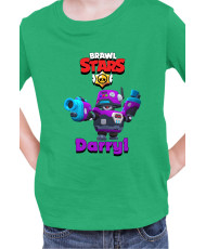 Детска Тениска Brawl Stars Battle Royale Darryl D4R-Ry1