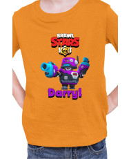 Детска Тениска Brawl Stars Battle Royale Darryl D4R-Ry1