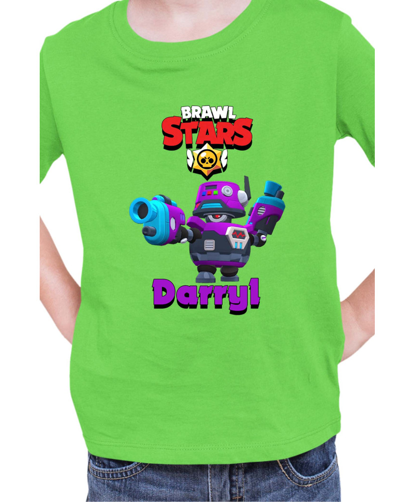 Детска Тениска Brawl Stars Battle Royale Darryl D4R-Ry1 Детска Тениска Brawl Stars Battle Royale Darryl D4R-Ry1