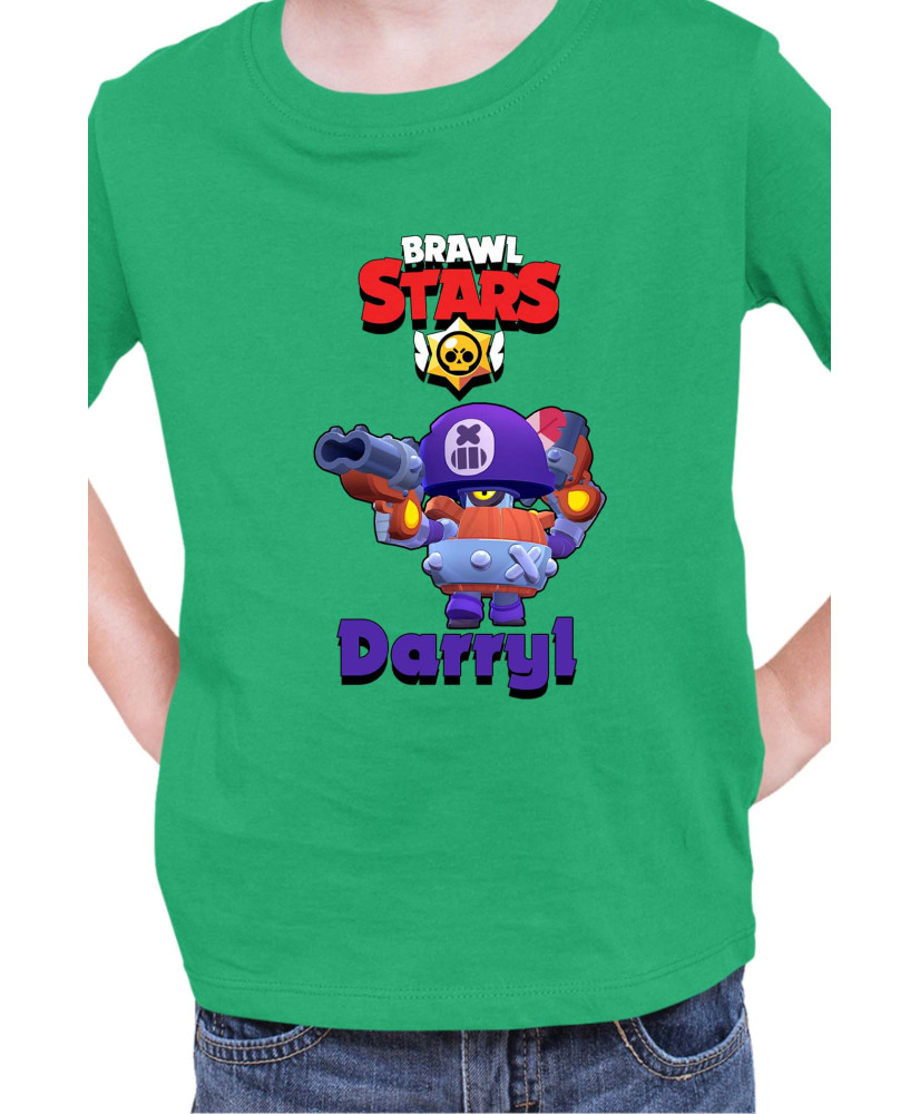 Детска Тениска Brawl Stars Battle Royale Darryl Детска Тениска Brawl Stars Battle Royale Darryl