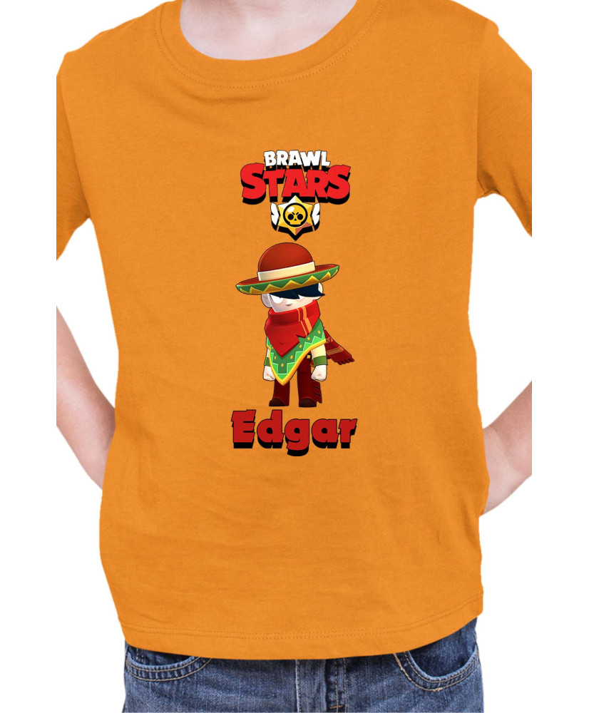 Детска Тениска Brawl Stars Battle Royale Edgar