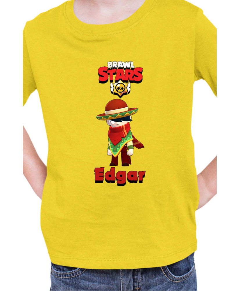 Детска Тениска Brawl Stars Battle Royale Edgar