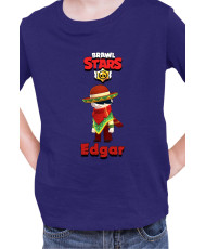 Детска Тениска Brawl Stars Battle Royale Edgar